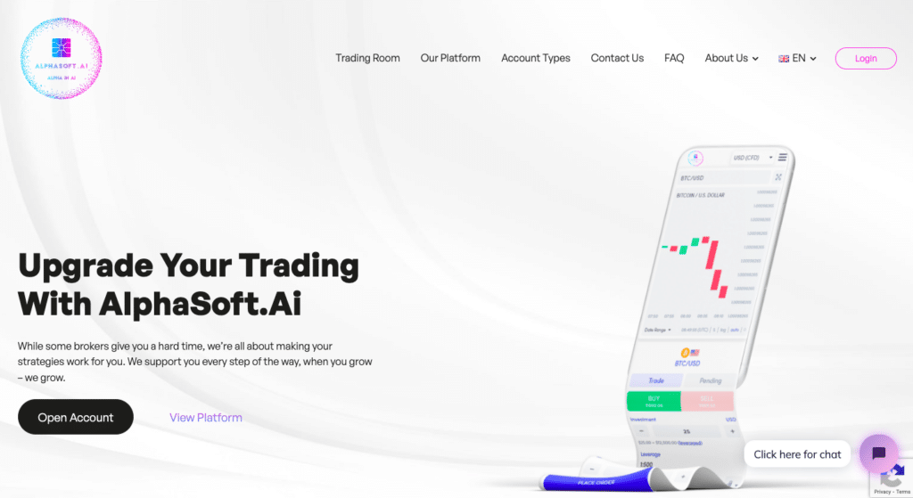 Alpha Soft AI trading platform